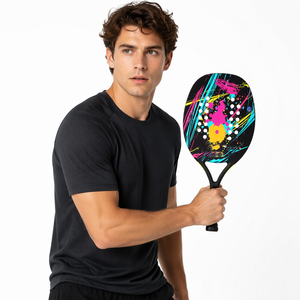 <span class=keywords><strong>Racchetta</strong></span> da Padel <span class=keywords><strong>Professionale</strong></span> Zhongwang OEM Sportiva Personalizzata in Fibra di Carbonio - Product Image 4