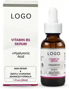 Private Label Vitamin B5 mit Hyaluron säure Serum Hautre paratur Tief feuchtigkeit spendende fort geschrittene Formel für alle Haut Vitamin B5 Serum