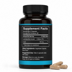Cápsulas Probióticas Liofilizadas de Lactobacillus Reuteri para la Digestión y Absorción, Uso en Adultos, 100 Unidades, 1-2 Cápsulas Diarias - Product Image 6