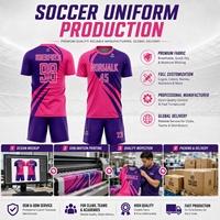 Camiseta de Fútbol Personalizada con Nombre del Club, Uniforme de Fútbol de Secado Rápido