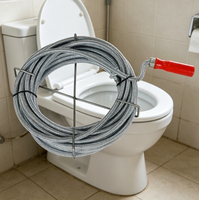 Outil de débouchage en spirale pour tuyaux d'égout en plastique de qualité industrielle pour les bouchons de toilettes et de cuisines d'hôtels - Outils manuels OEM
