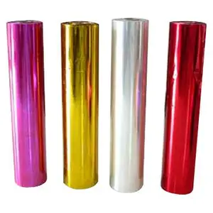 Película de color de aluminio para mascotas, 12 micras, metal, porristas, pompones