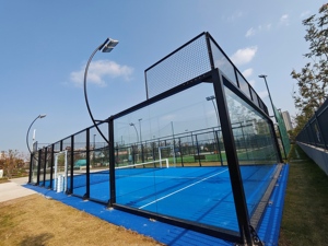 Cancha de Pádel de tenis Estadio Padel para cancha deportiva Tenis Padel Gimnasio Estilo panorámico Cancha de pádel - Product Image 3