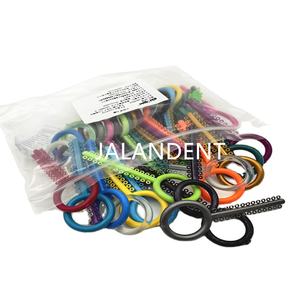 วงแหวนยางรัดฟันแบบยืดหยุ่นสำหรับจัดฟันยางรัดยางโอริงทันตกรรมสีสันสดใส - Product Image 3