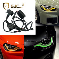 Modules DRL pour phares SJC Auto Parts pour BMW Série 2 M2 G87 G42 Modules DRL RGB 2022-2024 Lampe avant LED RGB DRL Plug and Play