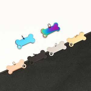 Cute Personalized Men Gold Blank Metal Custom Pet Id <b>Dog</b> <b>Name</b> <b>Tag</b>/Custom Stainless Steel Dogtag - Product Image 2