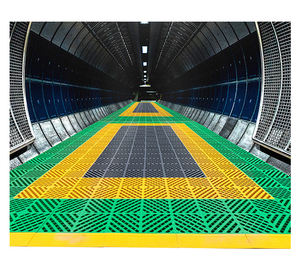 Carrelage de sol en plastique à emboîtement, design moderne, revêtement de sol antidérapant, résistant à l'usure, sol de lavage de voiture, approvisionnement d'usine en provenance de Chine - Product Image 6