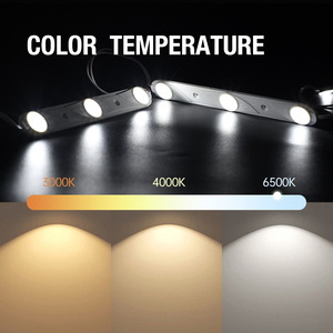 โมดูลฉีดขึ้นรูปสีขาวคุณภาพดี โมดูล 3 หลอด LED 12V สำหรับป้ายไฟกันน้ำ IP67 กำลังสูง 3W 125LM/W - Product Image 4