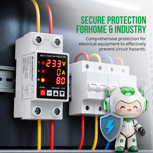 Protector Inteligente Autoajustable KP3-VAKWH Monofásico para Protección Contra Sobretensión y Sobrecorriente - Product Image 2