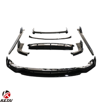 Kit aéronautique X5 Style Knight, Look noir brillant, carbone, pour BMW X5 G05 m-tech