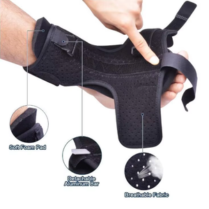 불편 함 통증 보호 올바른 발 모양 압축 발목 중괄호 부목 - Product Image 5