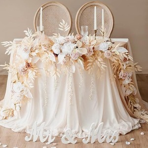 Guirlande de roses artificielles agiles en soie PU, bande de fleurs de 10 cm, style chinois, pour décoration de mariage et de maison - Product Image 3