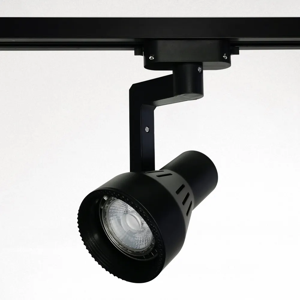 Estampación de hierro PAR20, accesorios para focos de pista LED, carcasas y accesorios para soluciones de iluminación comercial