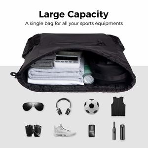 Sac à dos à cordon de serrage, nouveau design, best-seller, avec poche zippée étanche et porte-bouteille, pour hommes et femmes - Product Image 3