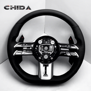 <span class=keywords><strong>Volant</strong></span> en cuir adapté aux Mercedes-Benz W222 W204 W177 W247 C118 X118 W206 W213 C238 C257 W223 X223 <span class=keywords><strong>A35</strong></span> C43 A63 <span class=keywords><strong>AMG</strong></span> - Product Image 1