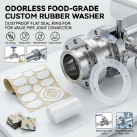 Joint d'étanchéité plat en caoutchouc personnalisé, inodore, de qualité alimentaire, anti-poussière, pour connecteur de tuyau de valve