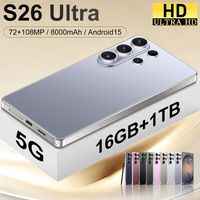 Dernier Smartphone S26 Ultra 5G Pas Cher, Téléphone Portable S26Ultra Double SIM Version Globale