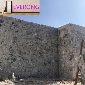 Độc đáo thiếc hóa thạch Trung Quốc màu xám đá cẩm thạch đá tự nhiên cobico đá cẩm thạch lớn hoa tấm - Product Image 4