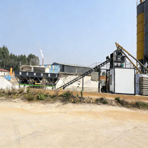 محطة خلط الخرسانة المتنقلة عالية الكفاءة سريعة التركيب بسعة 60م³ و100م³ و240م³، خلاط أسمنت وملاط متنقل، خلاط كهربائي - Product Image 3