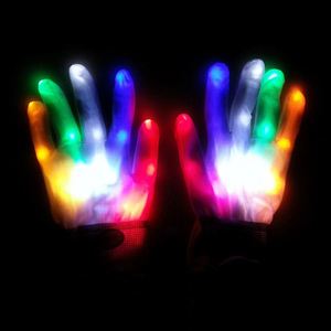 Nuevos guantes Led Light-up LED Party Gloves Multicolor Glowing Flashing Led Glove para Halloween, Juguetes para niños, Navidad - Product Image 1