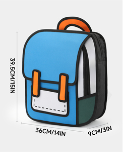 <span class=keywords><strong>Zaino</strong></span> prescolare impermeabile di alta qualità con cerniera, morbido, a tema cartoni animati, per bambini, ragazzi, ragazze, <span class=keywords><strong>asilo</strong></span> nido. - Product Image 6