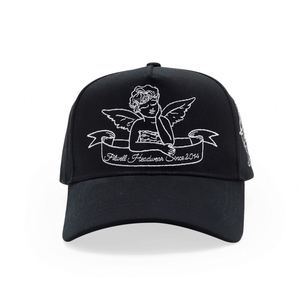 Fabricant ODM OEM Casquettes de baseball en coton de haute qualité à 5 panneaux avec logo brodé personnalisé - Product Image 2