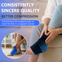 Warmice – Compresse de gel solide chaude et froide pour pieds et chevilles, enveloppement de compression rafraîchissant pour fasciite plantaire