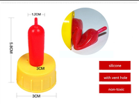 Tétine d'alimentation en silicone longue durée pour moutons et chèvres, non toxique, sans goût, 1000 pièces/sac