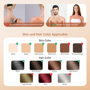 Épilateur facial professionnel pour la beauté, lumière <span class=keywords><strong>pulsée</strong></span> intense IPL, laser, équipement d'épilation permanente - Product Image 2