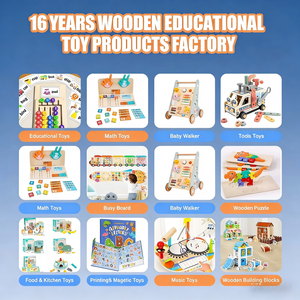 OEM Custom Printing <strong>Montessori</strong> Educational Learning Sensory Toys Paper Cardboard Reusable Sticker Quiet <strong>Busy</strong> <strong>Book</strong> for Kids - Product Image 5