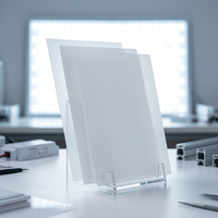 Couverture de lumière LED blanche de 1,3 mm en polycarbonate, diffuseur opale