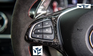 Volant en fibre de carbone forgé sur mesure de haute qualité pour Mercedes Benz W205 W176 W246 W212 <span class=keywords><strong>Classe</strong></span> A <span class=keywords><strong>Classe</strong></span> E - Product Image 5