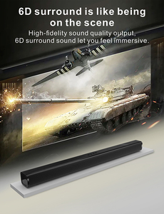 Soundbar TV Portatile Ricaricabile da 20W con Bassi Stereo, Woofer Abilitato DTS, Sistema Home Theatre, Altoparlante Wireless Hi-Fi - Product Image 5