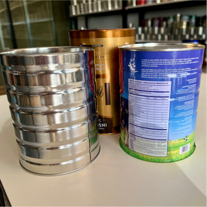 Jinko MC0947 - Cilindro de hojalata mate lacado personalizado de fábrica, apto para uso alimentario, grande, vacío, para palomitas de maíz, con tapa de corona - Product Image 2