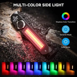 Para Sofirn IF24PRO 18650 RGB linterna recargable 1800lm Buck Driver Flood Spot 340m antorcha de aleación de aluminio de larga distancia <span class=keywords><strong>ATR</strong></span> - Product Image 4