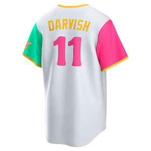 Maillots de baseball personnalisés San Diego City Connect 2025 pour hommes et femmes, chemises brodées, uniformes pour jeunes, vêtements de sport - Product Image 4