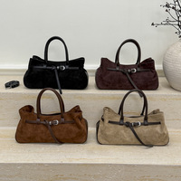 Sac à bandoulière messager décontracté rétro pour femme, nouvelle collection automne 2025, avec boucle de ceinture personnalisée haut de gamme