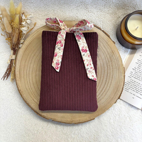 Magnifique Pochette de Maquillage Personnalisée en Tissu Gaufré avec Poignée, Housse de Livre pour Filles/Femmes, Cadeaux de Mariée, Maison & Extérieur & Voyage avec Fermeture Éclair