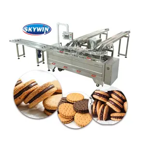 Biscuits Sandwich Making Machine ice cream sandwich machine automatic biscuit production line hard for hard biscuit making