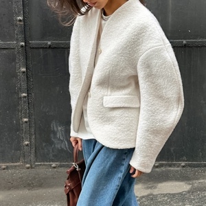 Manteau en laine épaisse pour femmes, nouvelle collection automne/hiver, tendance - Product Image 4