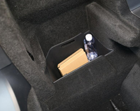 Accessoires de voiture Organisateur de coffre arrière Boîte de rangement latérale pour Tesla Model X 2024 Kit Organisateur de coffre de voiture