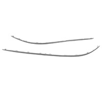 Bande de garniture de pare-chocs avant argentée de remplacement OLIVER pour Mercedes CLK-Class W209 (2006-2009) – Pièce auto 2098850921 2098851021
