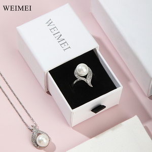 Custom Logo Personalized Slide Out Drawer Jewelry Box Branded Pull Out Jewelry Packaging Box - Product Image 4