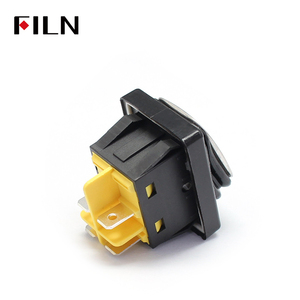 Filn kcd4 4pin IP67 30A Rocker chuyển đổi không thấm nước thép không gỉ ON-OFF Heavy Duty chia công tắc đèn cho máy pha cà phê - Product Image 4
