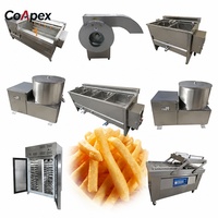 Halfautomatische friteuse voor diepvriesfrieten, hoge capaciteit, mobiel, geschikt voor startende bedrijven