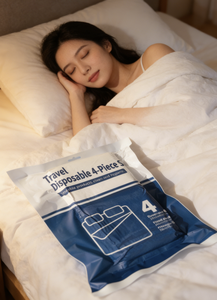 Draps jetables (drap, housse de couette, taie d'oreiller) Essentiels pour l'hôtel <span class=keywords><strong>et</strong></span> les voyages Portables <span class=keywords><strong>et</strong></span> hygiéniques - Product Image 3