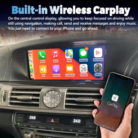 12.3 pouces Qled écran voiture Android multimédia lecteur vidéo Carplay pour Lexus Ls600 Ls460 2013-2017 LS 600 460 magnétophones GPS