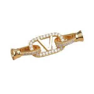 Bracelet long en argent S925, boucle, accessoire de bricolage, collier de perles, connecteur, accessoires de bijoux - 5755 - Product Image 4