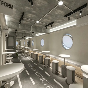 Vetrina per Caffetteria e Pasticceria, Design d'Interni, Personalizzazione Completa, Vetrina in Vetro con Illuminazione LED, Eco-Compatibile - Product Image 3