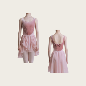 Body da <span class=keywords><strong>Danza</strong></span> per Bambine in Chiffon per Ginnastica e Balletto, Produzione di Fabbrica - Product Image 5